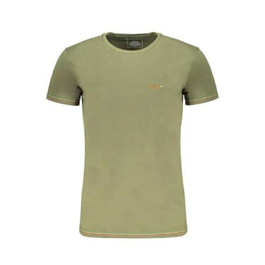 Aeronautica Militare Green Cotton Herren T-Shirt, Grün , im Sale